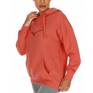 Blusa De Moletom Feminina Mizuno Big Logo Mifss3246 Salmao