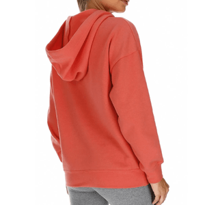 Blusa De Moletom Feminina Mizuno Big Logo Mifss3246 Salmao