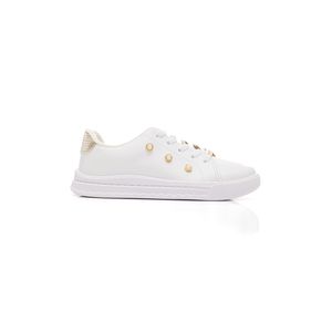 Tênis Molekinha Casual Juvenil Menina Cadarço 2575.103 Branco
