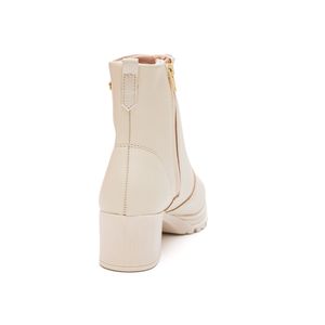 Bota Molekinha Coturno Juvenil Menina Zíper 2178.104 Off-White