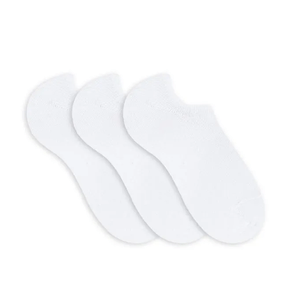 Kit 3 Pares Meia Sapatilha Adulto Selene 8065.001  Branco