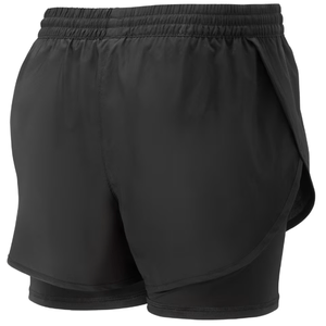 Shorts Puma 2-Em-1 Woven Running Feminino 522646 01 Preto