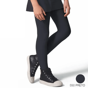 Meia-Calça Infantil Menina Selene 9555.002 Preto