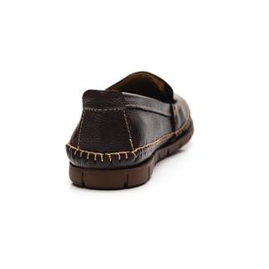 Mocassim Abc Masculino Couro 204 Marrom