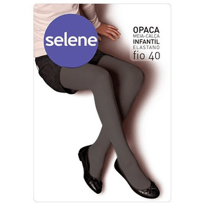 Meia Calça Selene Opaca Infantil Menina Fio 40 9570.001 Preto