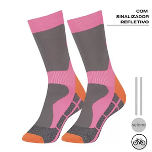 Meia Selene Ciclista Feminina  Refletiva 4975.001 Sortido