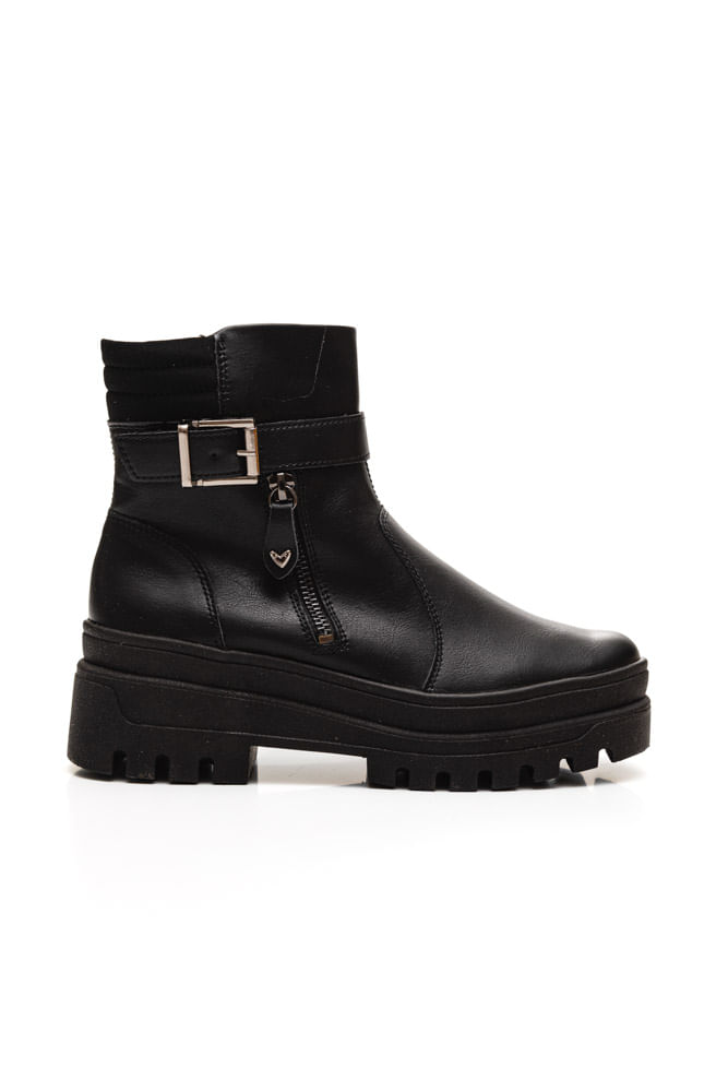 Bota Coturno Feminina Adulto Mississipi Ma691-01 Preto