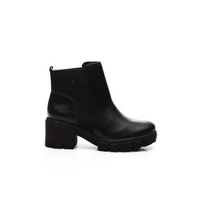 Bota Via Marte Coturno Feminino Chelsea 001-001 Preto