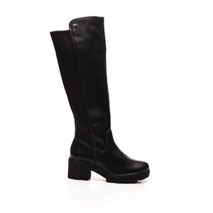 Bota Via Marte Cano Alto Feminina Zíper 001-003 Preto