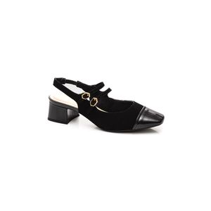 Sapato Bebecê Chanel Feminino Fivela T4618 Preto
