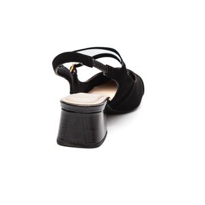 Sapato Bebecê Chanel Feminino Fivela T4618 Preto