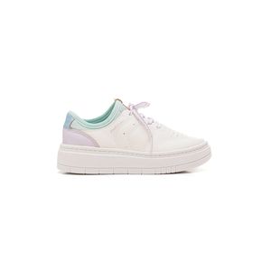 Tênis Pink Cats Casual Juvenil Menina Com Lycra V4343-01 Branco