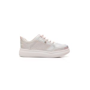 Tênis Pink Cats Casual Juvenil Menina V4161-01 Prata