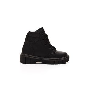 Bota Via Vip Coturno Infantil Menina Vv5605 Preto