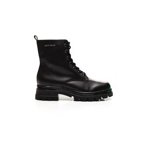 Bota Coturno Bottero Feminina Couro 362903 Preto