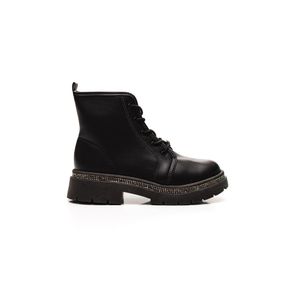 Bota Molekinha Coturno Juvenil Menina Em Napa 2182.200 Preto