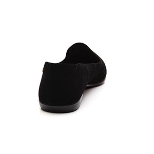 Sapatilha Santinelli Bico Fino Feminina Strass 1266-740 Preto