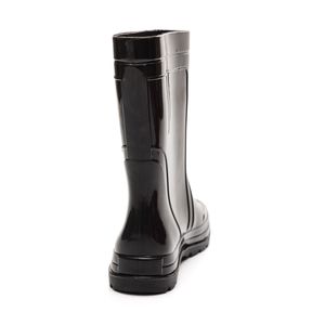 Bota  Pega Forte Galocha Feminina Em Borracha 00345 01003 Preto