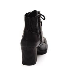 Bota Dakota De Cano Curto Feminina Fivela G9541-01 Preto