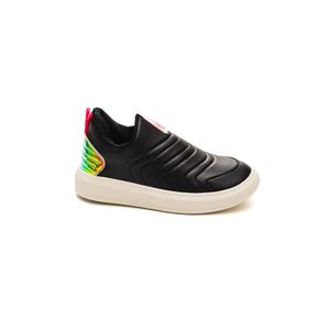 Tênis Novopé Casual Juvenil Menina Holográfico 98001399 Preto