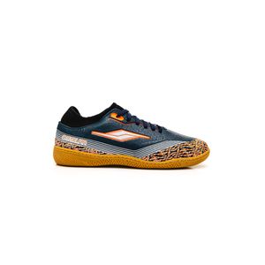 Chuteira Euro Soccer Stelar Futsal Masculina 75-03 Laranja