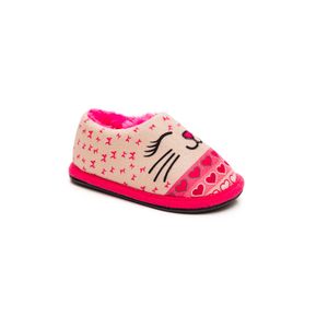 Pantufa Kature Fechada Infantil Menina Soft 507.374 Rosa