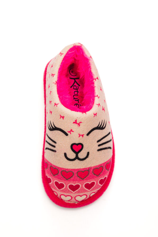 Pantufa-Fechada-Infantil-Menina-Kature-507.374.493-Rosa