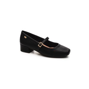 Sapato Campesi Boneca Feminina Conforto L9832 Preto
