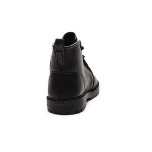 Bota Molekinha Coturno Infantil Menina Cadarço 2126.525 Preto