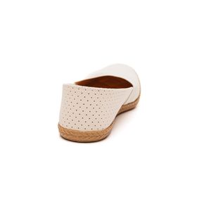 Sapatilha Moleca Alpargata Feminina Microperfuros Nobuck 5287.203 Off-White