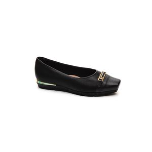 Sapatilha Piccadilly Maxi Feminina Anabela 147305 Preto