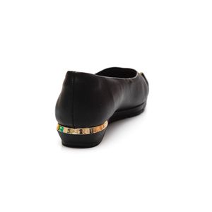 Sapatilha Piccadilly Maxi Feminina Anabela 147305 Preto