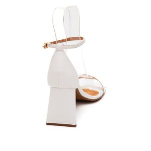Sandália Vizzano Salto Médio Feminina 6464.102 Branco