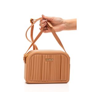 Bolsa Moleca Transversal Feminina Em Pvc -   50049.1.31 Nude