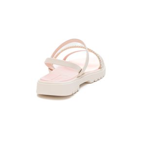 Sandália Molekinha Juvenil Menina Strass 2344.122.16272new Off-White