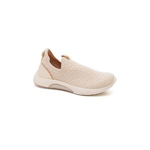 Tênis Modare Slip On Ultra Conforto Feminino Knit 7378.112 Off-White