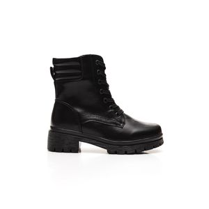 Bota Mooncity Coturno Feminino Zíper 72285 Preto