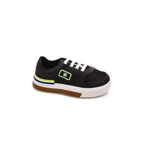 Tênis Molekinho Infantil Menino Cadarço Elástico 2615.119 Preto