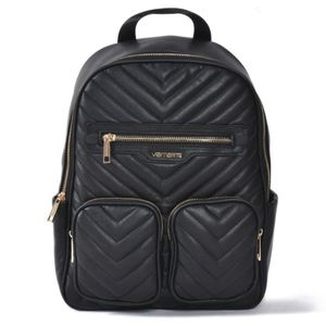 Mochila Via Marte Em Sintético Feminina Matelassê B2-508-01 Preto