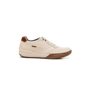 Sapatênis Pegada Masculino Em Couro Fellow 111004-05 Off-White