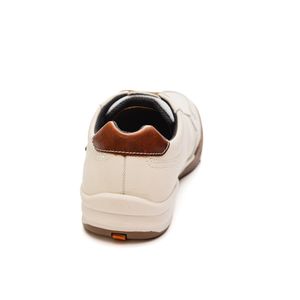 Sapatênis Pegada Masculino Em Couro Fellow 111004-05 Off-White