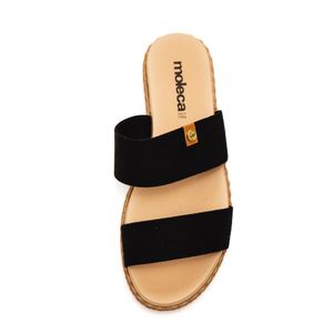 Chinelo Casual Rasteira Feminino Moleca 5452.100 Preto