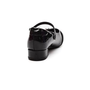 Sapatilha Molekinha Saltinho Infantil Menina Verniz  2528.119 Preto