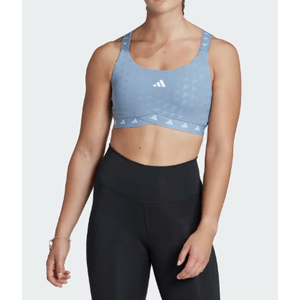Top Adidas Suporte Leve Feminino Powerimpact Luxe Training Hr2873 Lilas