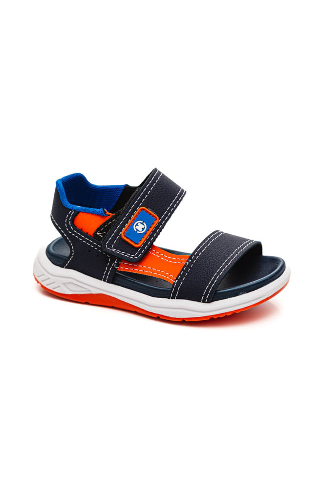 Sandália Molekinho Papete Infantil Menino 2629-102 Marinho