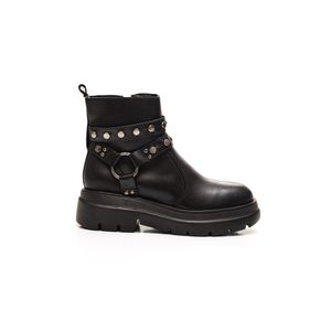 Bota Bottero Coturno Feminino Couro Napoli  361403 Preto