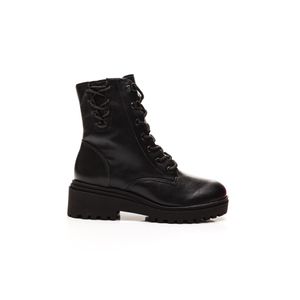 Bota Via Marte Coturno Feminino Tratorado 009-001-01 Preto