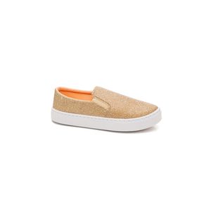 Tênis Yoá Casual Feminino Slip -On S2005 Ouro