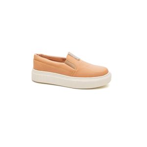 Tênis Yoá Casual Feminino Slip - On 03-408 Nude