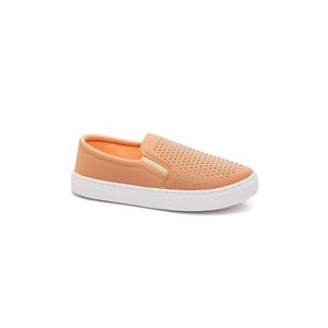 Tênis Yoá Slip - On Feminino Com Tachas  S23022 Nude